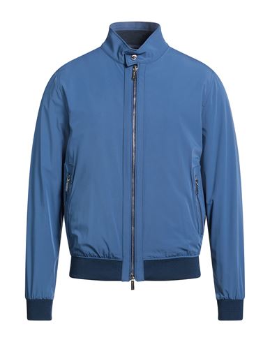 Moorer Man Jacket Blue Size 48 Polyamide, Polyurethane In Blue