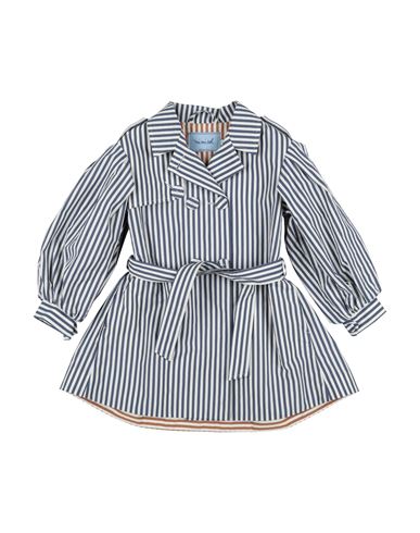 Mimisol Toddler Girl Overcoat & Trench Coat Midnight Blue Size 6 Polyester, Cotton In Blue