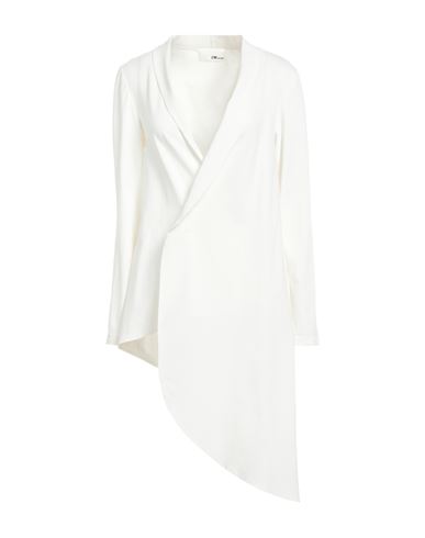 J'm Design Woman Jacket White Size Xs Cotton, Nylon, Elastane