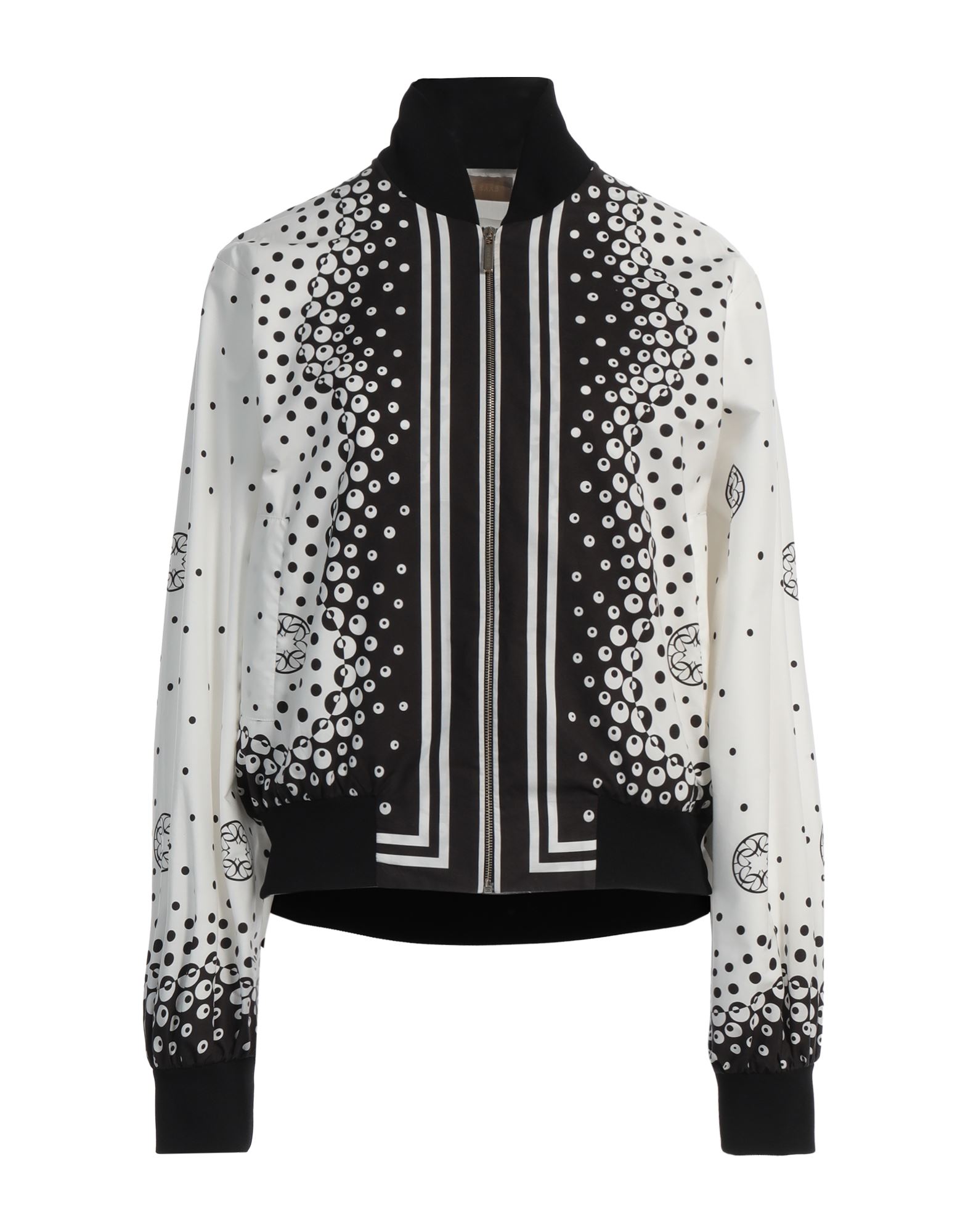 《セール開催中》ELIE SAAB レディース ジャケット＆ブルゾン ブラック S コットン 68% / レーヨン 32%