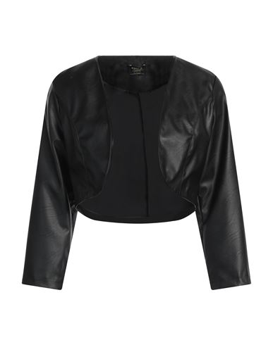 Siste's Woman Jacket Black Size Xs Polyester, Polyurethane In Black