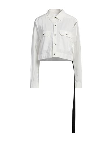 Rick Owens Drkshdw Drkshdw By Rick Owens Woman Shirt White Size S Cotton In White
