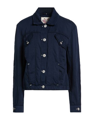 High Woman Jacket Midnight Blue Size 10 Cotton, Linen