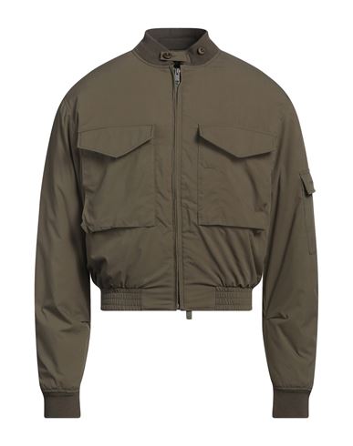 GIVENCHY GIVENCHY MAN JACKET MILITARY GREEN SIZE 42 COTTON, POLYESTER 