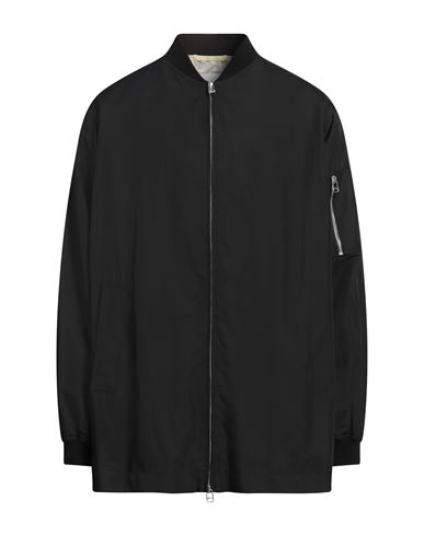 Oamc Man Jacket Black Size Xl Acetate, Viscose In Black