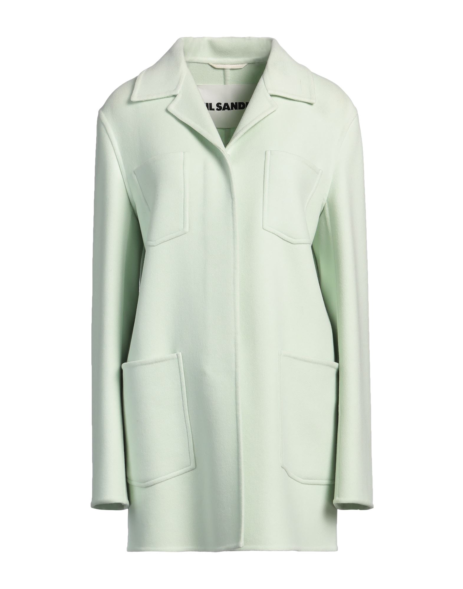 《セール開催中》JIL SANDER レディース コート グリーン 34 カシミヤ 100%