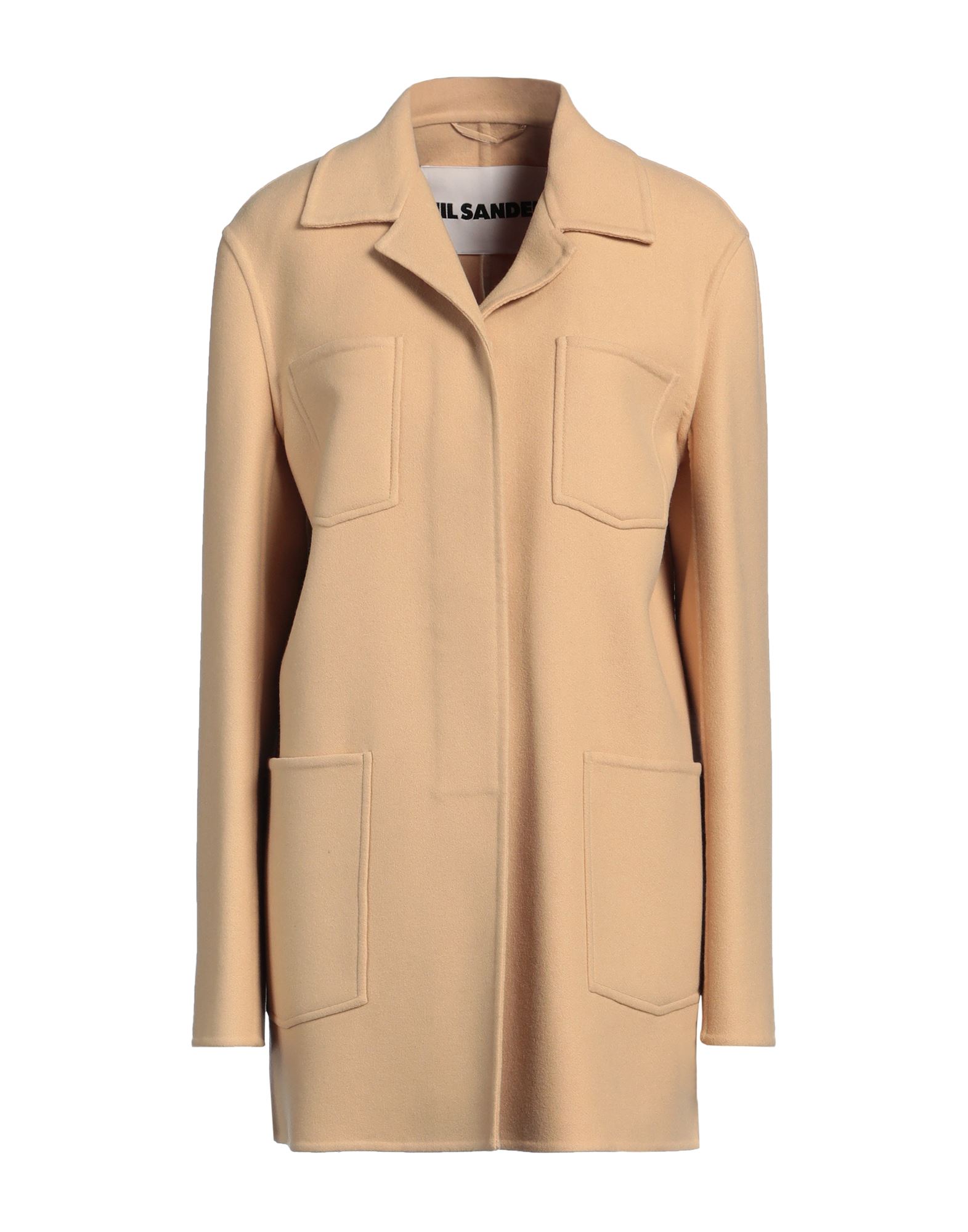 《セール開催中》JIL SANDER レディース コート マリーゴールド 34 カシミヤ 100%
