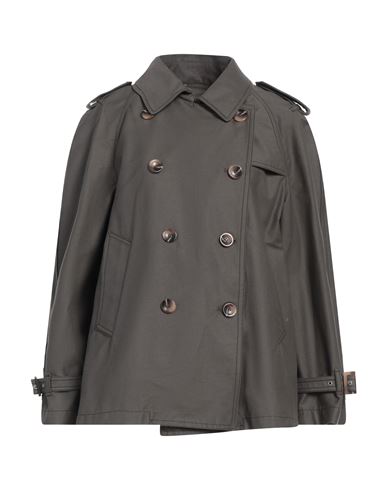 Historic Woman Jacket Military Green Size S Cotton, Polyester In Green