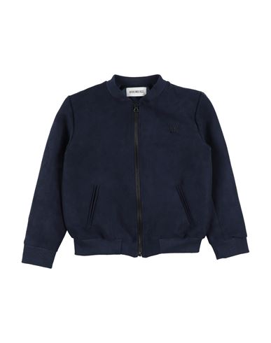 Bikkembergs Toddler Boy Jacket Navy Size 4 Polyester, Elastic Fibres In Navy