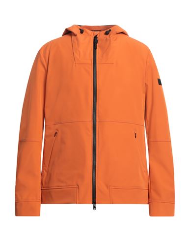 Peuterey Man Jacket Orange Size Xxl Polyamide, Viscose, Elastane