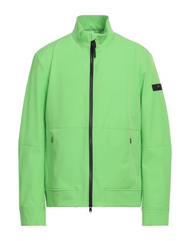 Peuterey Man Jacket Lime Green Size Xxl Polyamide, Polyester, Elastane
