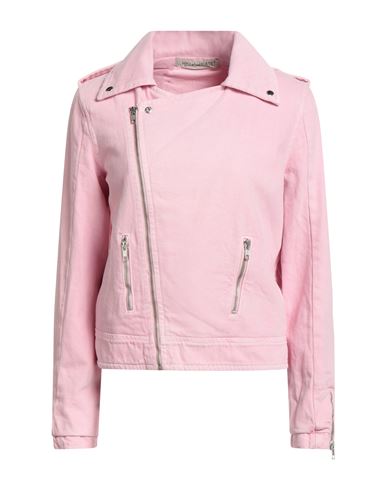 Hinnominate Woman Jacket Pink Size Xs Cotton In Pink