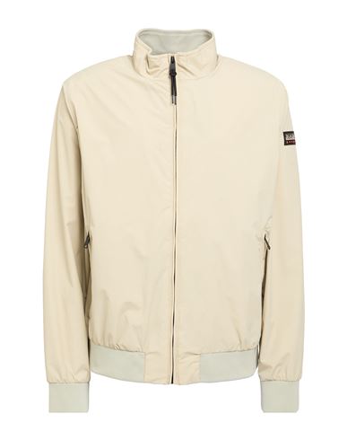 Napapijri Man Jacket Khaki Size S Polyester In Multi