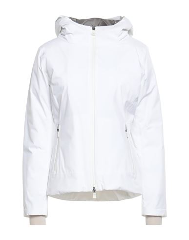 Herno Woman Jacket White Size 6 Polyester, Ptfe - Polytetrafluoroethylene, Polyamide, Elastane In White