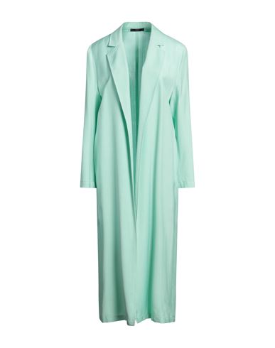Seventy Venezia Woman Overcoat & Trench Coat Light Green Size 8 Viscose