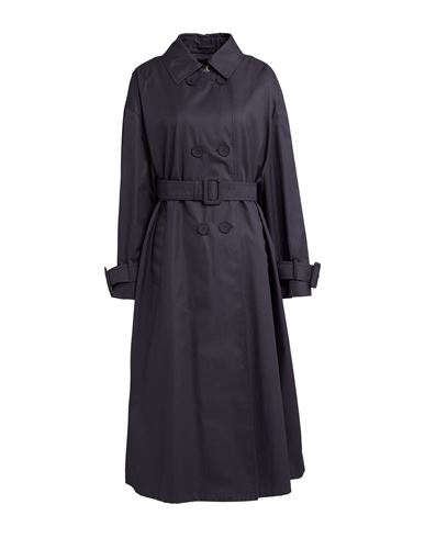 Herno Woman Overcoat & Trench Coat Midnight Blue Size 10 Cotton, Polyester In Blue