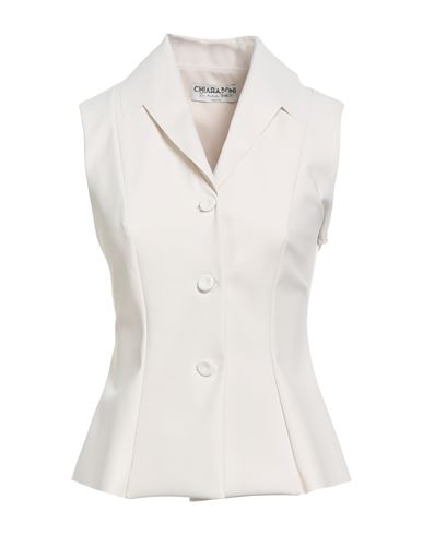 Chiara Boni La Petite Robe Woman Blazer Cream Size 6 Polyamide, Elastane