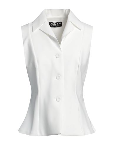 Chiara Boni La Petite Robe Woman Blazer White Size 14 Polyamide, Elastane In White