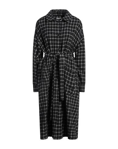 DESTIN DESTIN WOMAN COAT BLACK SIZE M WOOL, POLYAMIDE, CASHMERE, SILK 
