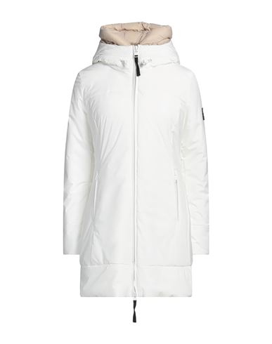 Dekker Woman Coat White Size 8 Polyester, Elastane In White