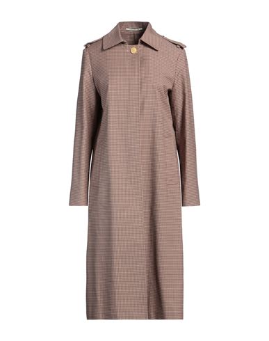 Tagliatore 02-05 Woman Overcoat & Trench Coat Light Brown Size 4 Polyester, Cotton In Beige
