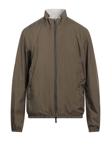 Herno Man Jacket Military Green Size 44 Polyester, Polyamide, Polyurethane In Green