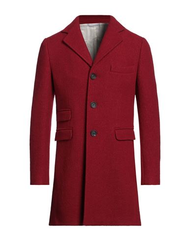 Il Cappottino Man Coat Red Size 44 Wool In Red