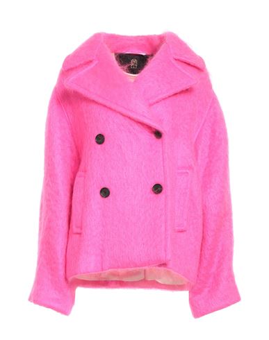 Il Cappottino Woman Coat Fuchsia Size 4 Mohair Wool, Wool, Polyamide In Pink