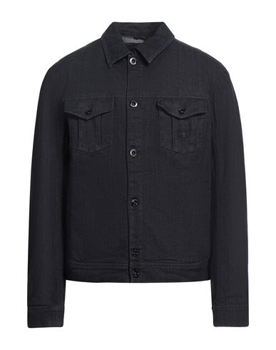 Emporio Armani Man Denim Outerwear Blue Size 48 Cotton, Elastane In Blue