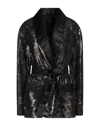 Etro Woman Jacket Black Size 8 Nylon, Polyester, Elastane, Viscose, Silk In Black