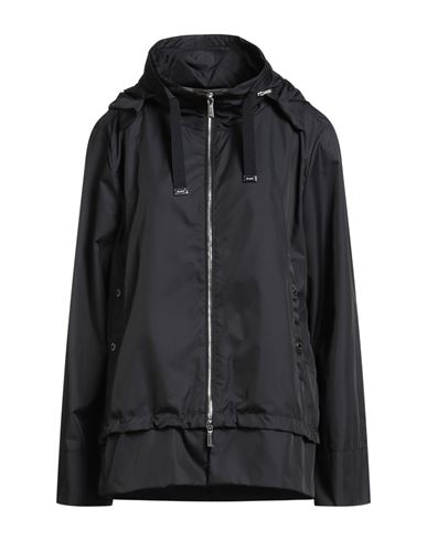 Moorer Woman Jacket Midnight Blue Size 10 Polyester In Blue