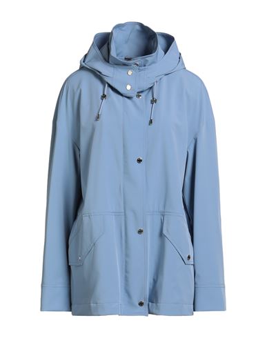 Moorer Woman Overcoat & Trench Coat Azure Size 6 Polyamide, Polyurethane In Blue