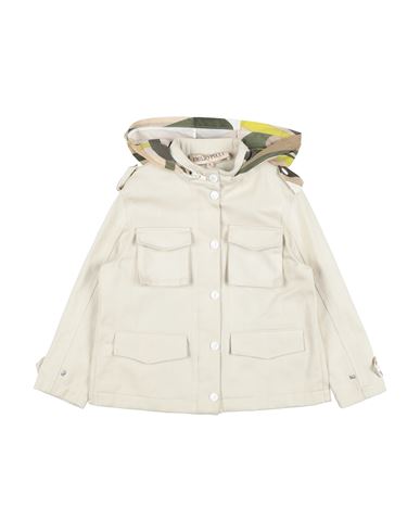 Shop Pucci Toddler Girl Jacket Beige Size 6 Cotton, Viscose, Polyamide