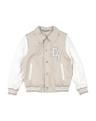 ELEVENTY ELEVENTY TODDLER BOY JACKET BEIGE SIZE 6 COTTON, POLYURETHANE, POLYESTER, POLYAMIDE, ELASTANE 