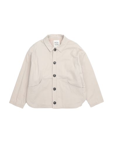 Douuod Toddler Girl Jacket Beige Size 6 Cotton, Elastane In Beige