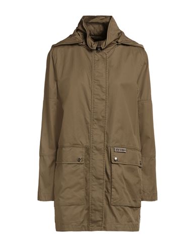 Herno Woman Overcoat & Trench Coat Khaki Size 2 Cotton, Polyester In Brown