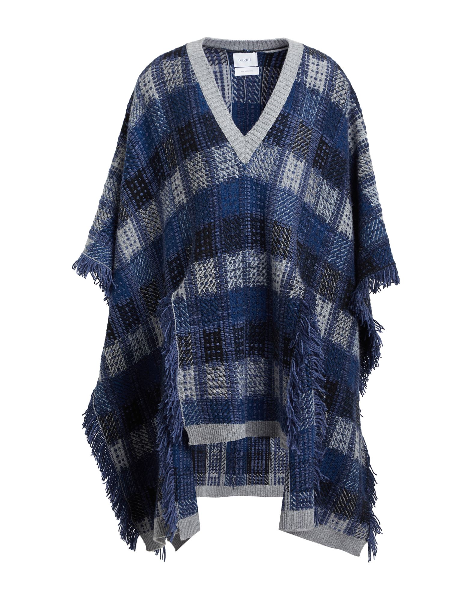 《セール開催中》BARRIE レディース マント ネイビー one size カシミヤ 100%