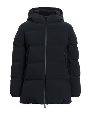 Herno Laminar Man Puffer Midnight Blue Size 38 Polyamide, Elastane In Black