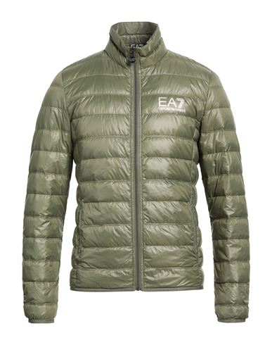 Plumífero y acolchado Hombre Verde militar 3XL,XXS Hombre