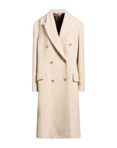 Acne Studios Woman Coat Beige Size 10 Wool, Polyester, Nylon In Neutral