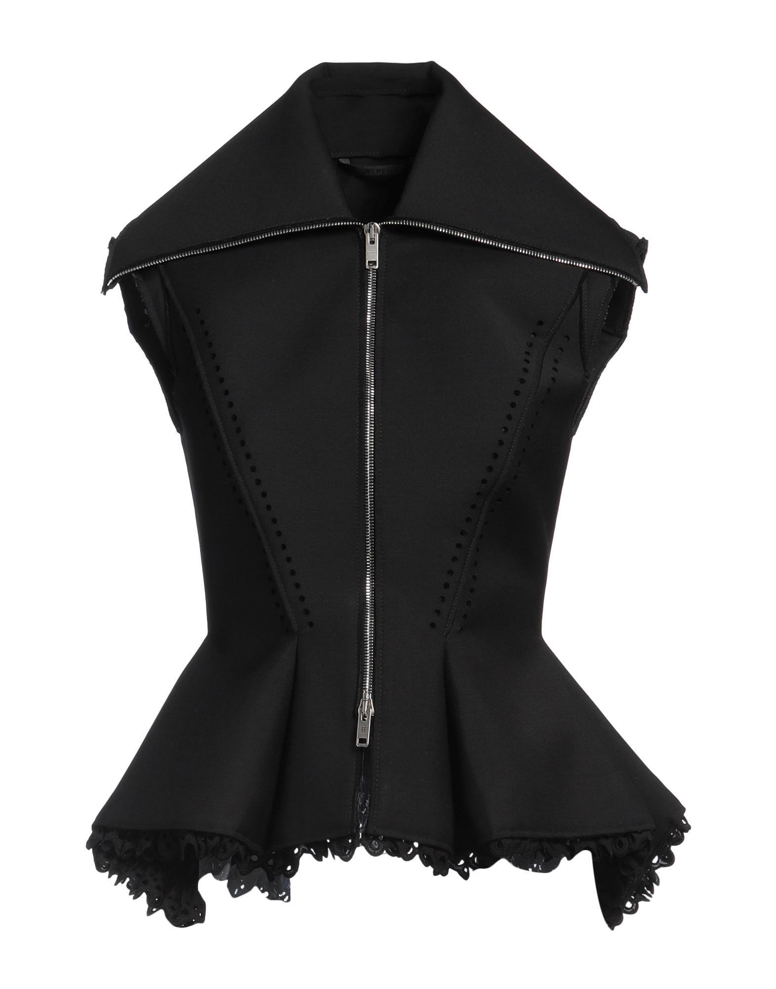 《セール開催中》GIVENCHY レディース ジャケット＆ブルゾン ブラック 34 ウール 73% / モヘヤ 27% / ナイロン / ポリウレタン / コットン