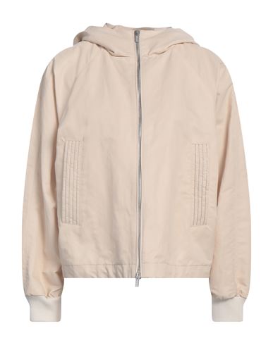 Shop Peserico Woman Jacket Beige Size 6 Polyamide, Linen, Cotton