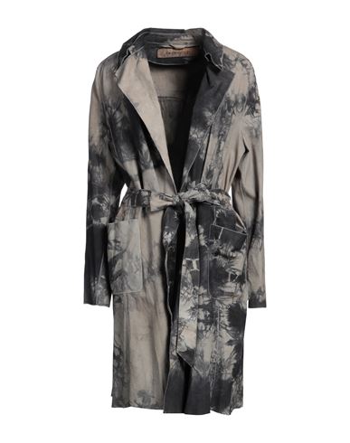 Giorgio Brato Woman Overcoat & Trench Coat Grey Size 6 Leather In Grey