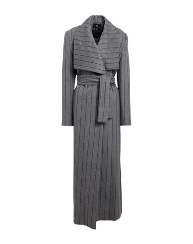 Cristinaeffe Woman Coat Lead Size 10 Polyester, Wool