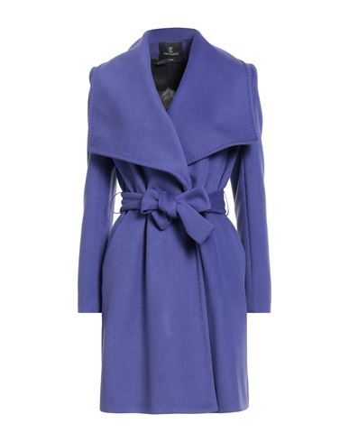 Cristinaeffe Woman Coat Purple Size 12 Polyester, Viscose