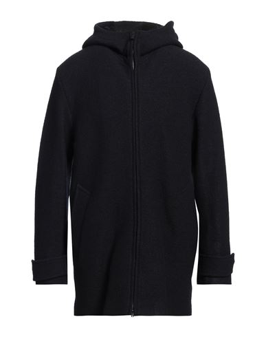 PAOLO PECORA PAOLO PECORA MAN COAT MIDNIGHT BLUE SIZE 44 VIRGIN WOOL 