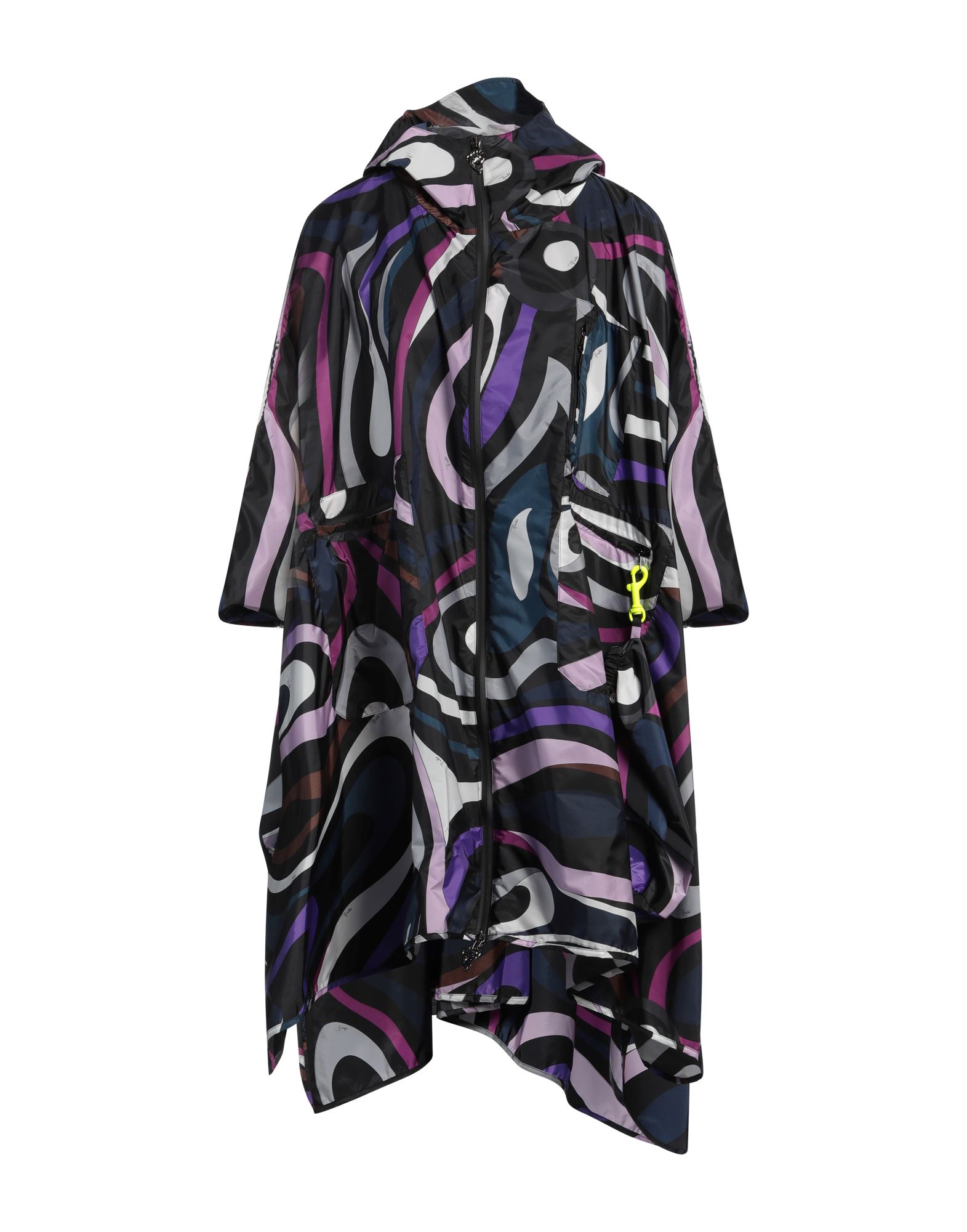 《セール開催中》PUCCI レディース マント ブラック one size ナイロン 100%