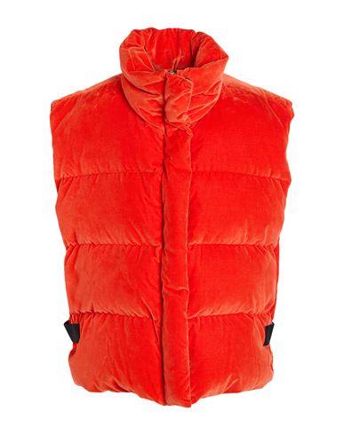 Msgm Woman Vest Orange Size 4 Cotton