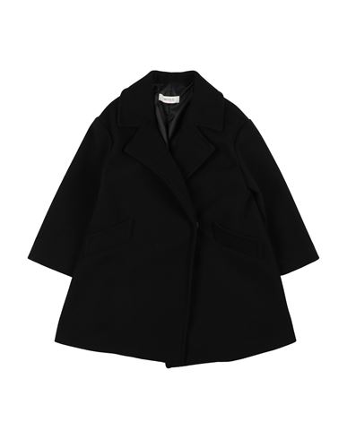 Vicolo Girl Toddler Girl Coat Black Size 4 Polyester In Black