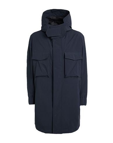 Dondup Man Overcoat & Trench Coat Navy Size 42 Polyester In Navy